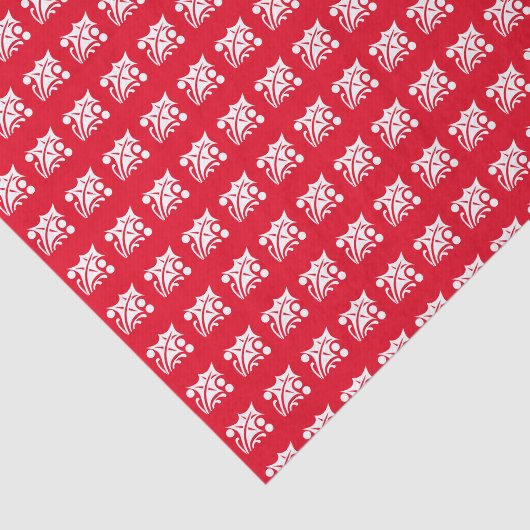 Holiday Holly-weefselpapier Tissuepapier (Detail)