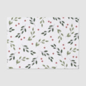 Holiday Holly-weefselpapier Tissuepapier (Voorkant)