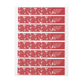 Holiday Holly | Wraparound Adreslabel (Vel)