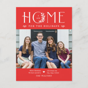 Holiday Home Foto Verplaatsende Aankondiging Brief