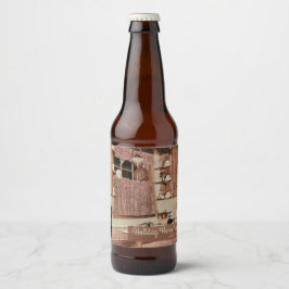 Holiday Home Retro kerstkeuken Bier Etiket