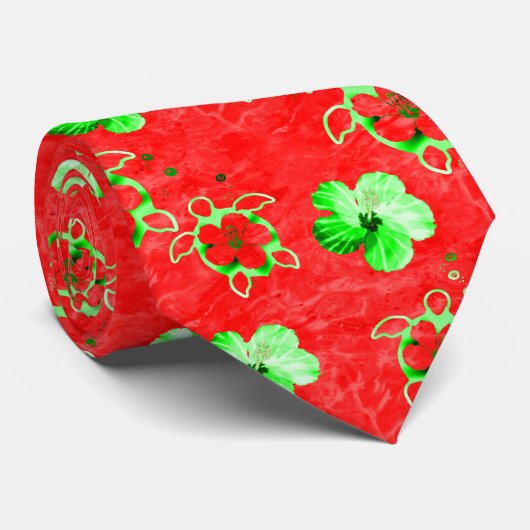 Holiday Honu Turtles Stropdas (Opgerold)