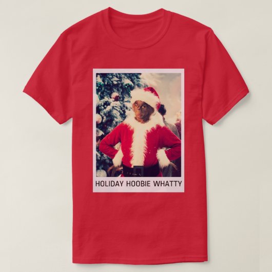Holiday Hoobie Whatty Lightweat Gift Hallo T-shirt (Design voorkant)