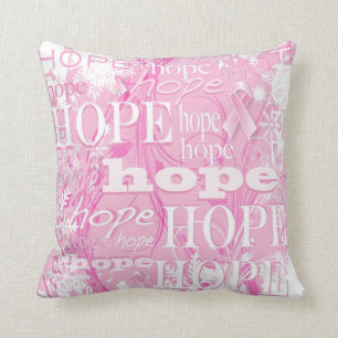 Holiday Hope Breast Cancer Pillow Kussen