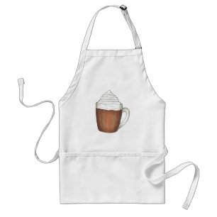 Holiday Hot Chocolate Caca Winter Kerstmis Drink Standaard Schort