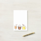 Holiday Hot Cocaca Buttered Rum Egg Nog npost-its Post-it® Notes (Op bureau)