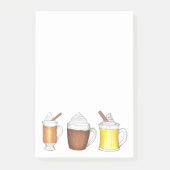 Holiday Hot Cocaca Buttered Rum Egg Nog npost-its Post-it® Notes (Voorkant)