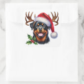 Holiday Hound klaar om te leiden! Vierkante Sticker (Tas)