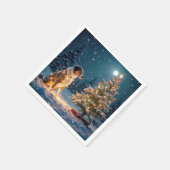 Holiday Hound Tangle in Light String Servet (Hoek)