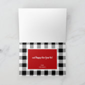 Holiday Hounds Teckel Kerstmis Feestdagen Kaart (Binnen)