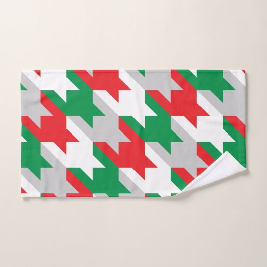 Holiday Houndstooth Bad Handdoek (Handdoek)