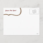 Holiday Houndstooth Photo Card Feestdagenkaart (Achterkant)