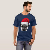 Holiday house pug t-shirt (Voorkant volledig)