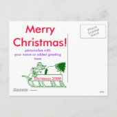 Holiday Hugs briefkaart (Achterkant)