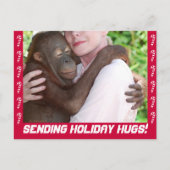 Holiday Hugs briefkaart (Voorkant)