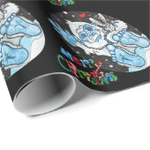 Holiday Hugs Yeti! kerstcadeautje Cadeaupapier (Rol Hoek)