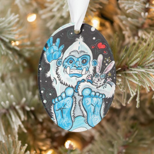 Holiday Hugs Yeti Ornament (Boom)
