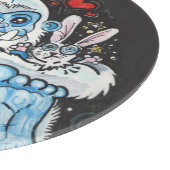 Holiday Hugs Yeti! Snijplank (Hoek)