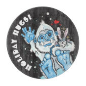 Holiday Hugs Yeti! Snijplank (Voorkant)