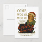 Holiday Humor - Shakespeare quote  Briefkaart (Voorkant / Achterkant)