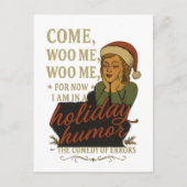 Holiday Humor - Shakespeare quote  Briefkaart (Voorkant)