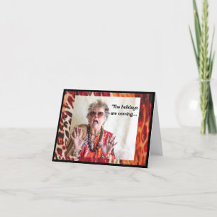 Holiday Humoureus Tinsel in een Wenskaart uit de h Kaart