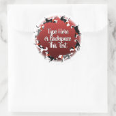 Holiday Husky Stickers Custom Sled Dog Stickers (Tas)