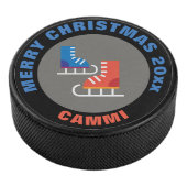 Holiday Ice Hockey Puck/Kerstijs Schaatsen Hockey Puck (3/4)