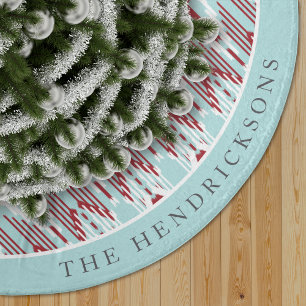 Holiday Ikat Aangepast Kerstboom Rok