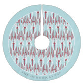 Holiday Ikat Aangepast Kerstboom Rok (Voorkant)