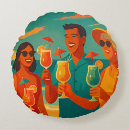 Holiday is rond kussen