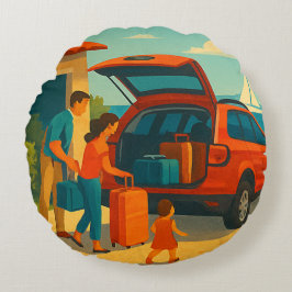 Holiday is rond kussen