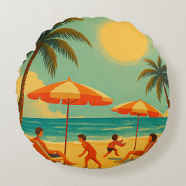 Holiday is rond kussen