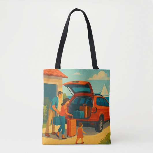 Holiday is tote bag (Voorkant)