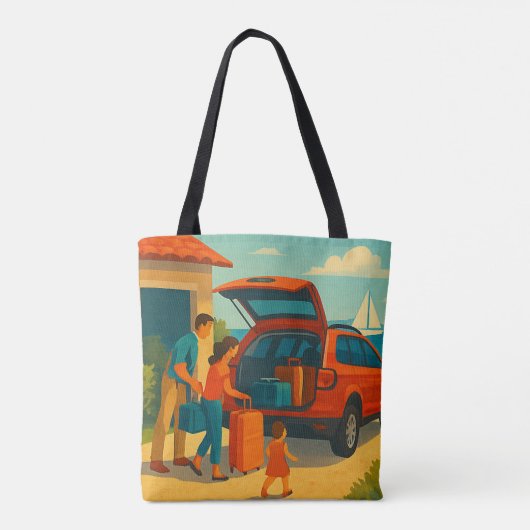 Holiday is tote bag (Achterkant)