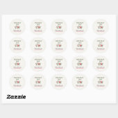 Holiday Jam Label | Kerst Inmaak Sticker (Vel)