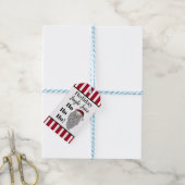 Holiday Jingle Juice Gepersonaliseerd Cadeaulabel (Met Touw)