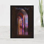 Holiday Joy Feestdagen Kaart (Voorkant)