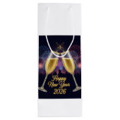 Holiday Joy Gift Bag Wijn Cadeautas (Achterkant)