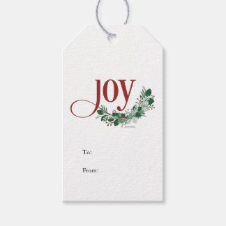 Holiday Joy Gift Label Cadeaulabel
