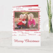Holiday Joy & Giggles Vrolijke Kerstfoto Feestdagen Kaart (Voorkant)