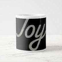 Holiday Joy Houndstooth patroon op zwart