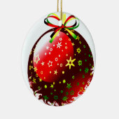 Holiday Joy_ Keramisch Ornament (Rechts)