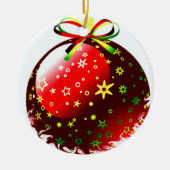 Holiday Joy_ Keramisch Ornament (Voorkant)