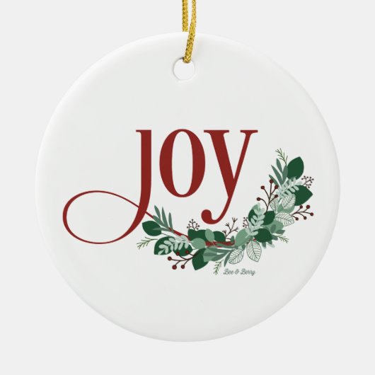 Holiday Joy Ornament (Voorkant)