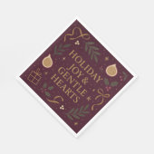 Holiday Joy Paper Napkin Servet (Hoek)