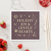 Holiday Joy Paper Napkin Servet (Insitu)