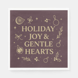 Holiday Joy Paper Napkin Servet