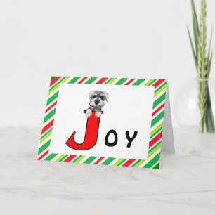 Holiday Joy Schnauzer Kaart