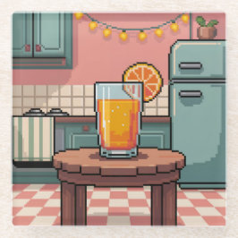Holiday Juice Pixel Art Onderzetter